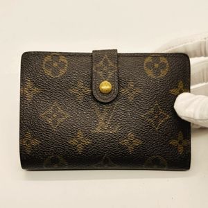 Louis vuitton Kisslock Monogram Canvas wallet